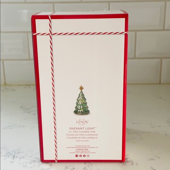 Lenox Lit Mercury Glass Pine Tree - Picture 12 of 16